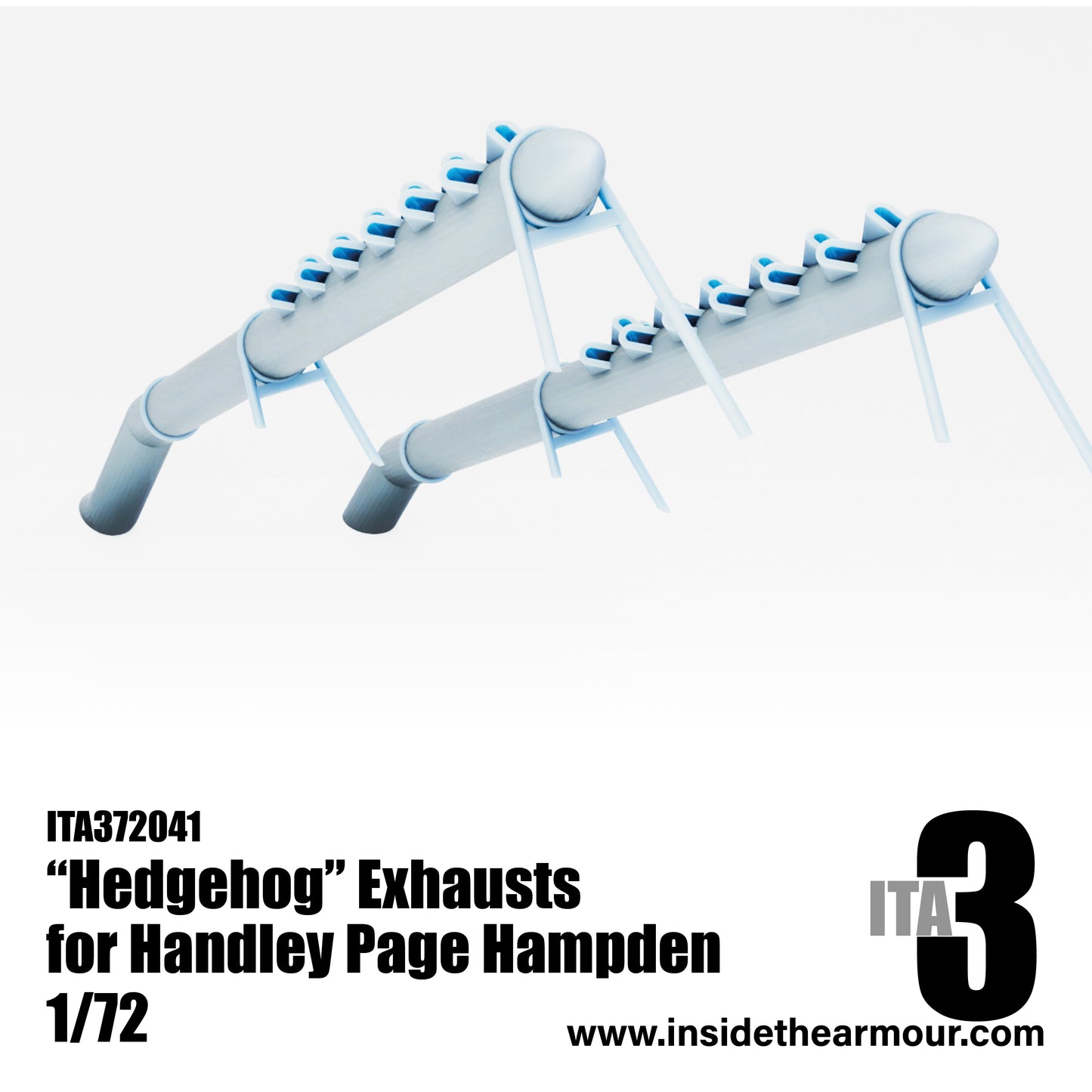 Inside the Armour ITA372041 1:72 'Hedgehog' Exhaust for the Handley Page Hampden