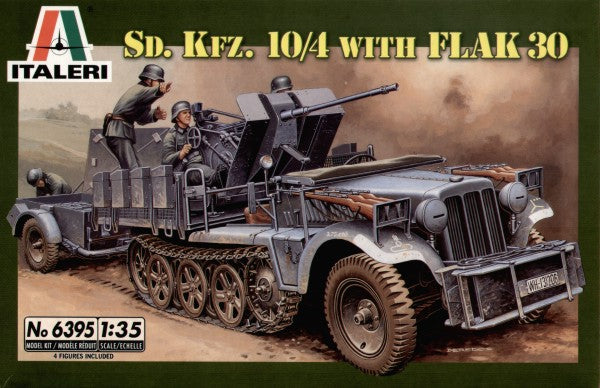 Italeri 6395 1:35 Sd.Kfz.10/4 with Flak 30