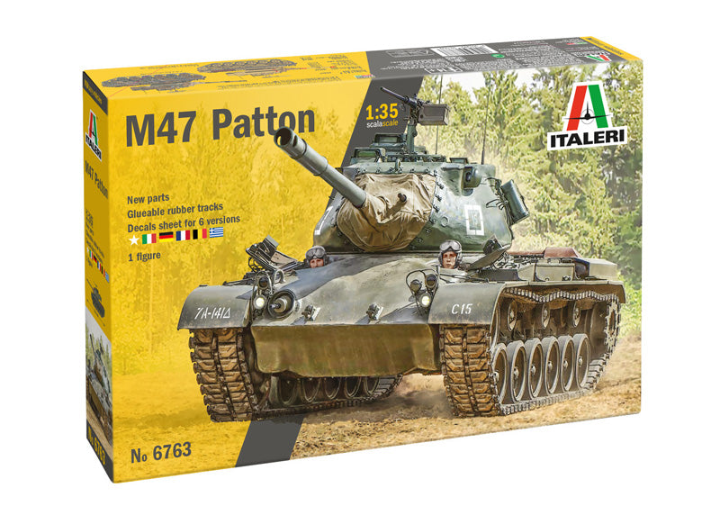 Italeri 6763 1:35 M47 Patton (New Parts)