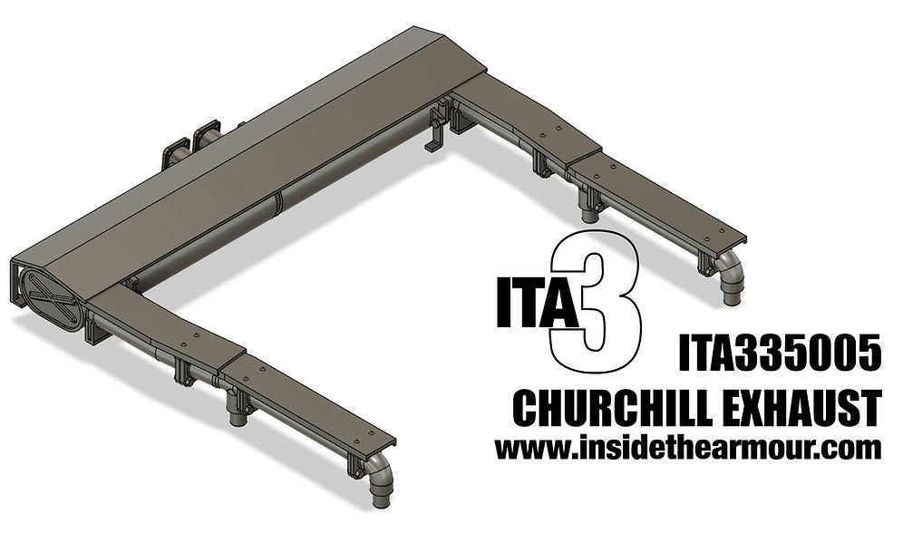 Inside the Armour ITA335005 1:35 Churchill Mk.V/Mk.VII Exhausts