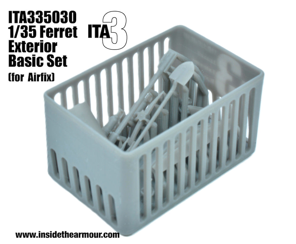 Inside the Armour ITA335030 1:35 Ferret Scout Car Basic Exterior Upgrade