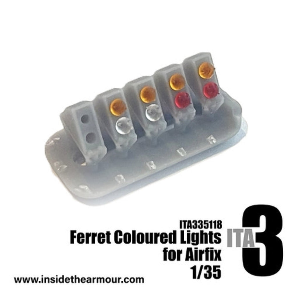 Inside the Armour ITA335118 1:35 Ferret Coloured Light set