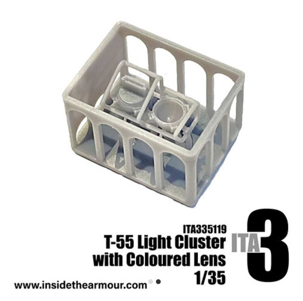 Inside the Armour ITA335119 1:35 T-55 Light Cluster with Coloured Lens