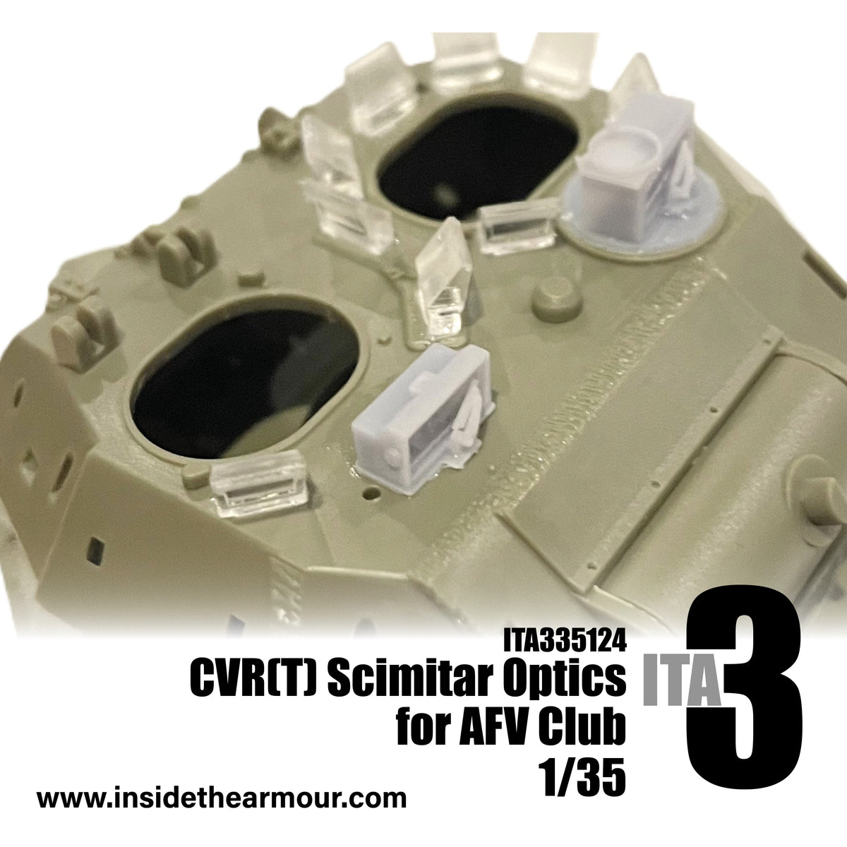 Inside the Armour ITA335124 1:35 CVR(T) Scimitar Optics Set