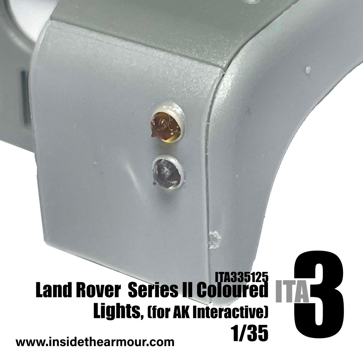 Inside the Armour ITA335125 1:35 Coloured Lights for AK Interactive Land Rover