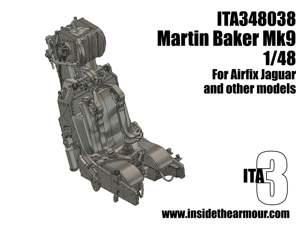 Inside the Armour ITA348038 1:48 Martin Baker Mk9 for Sepecat Jaguar GR.1/GR.1A and 1:48 Harrier Kits