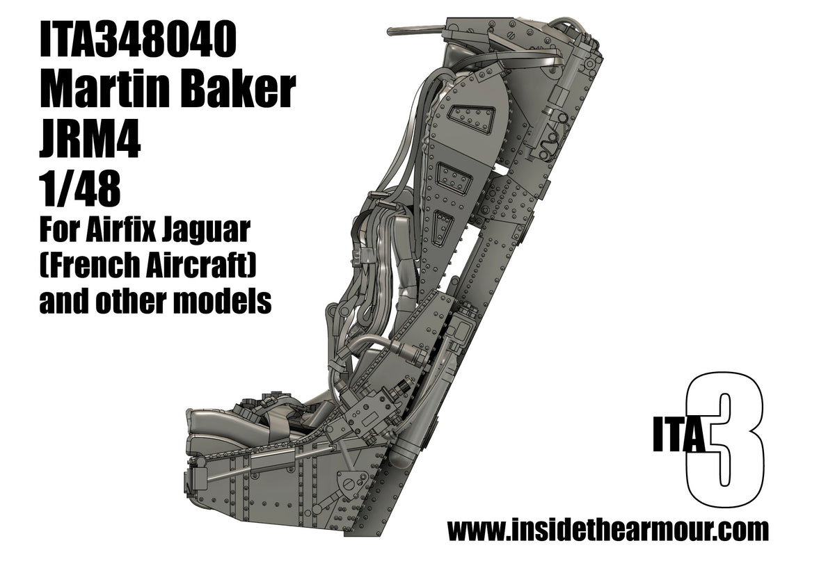 Inside the Armour ITA348040 1:48 Martin Baker JRM4 this is the seat fitted in French Jaguars