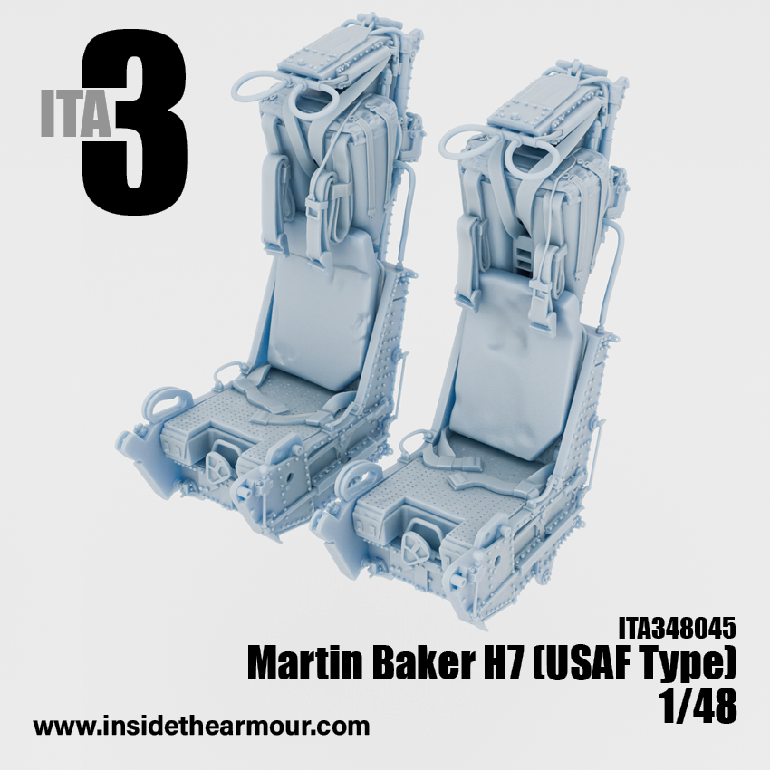 Inside the Armour ITA348045 1:48 USAF Martin Baker H7 Seats