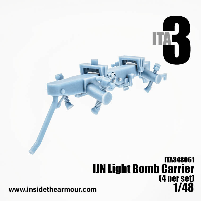 Inside the Armour ITA348061 1:48 IJN Light Bomb racks (x4)