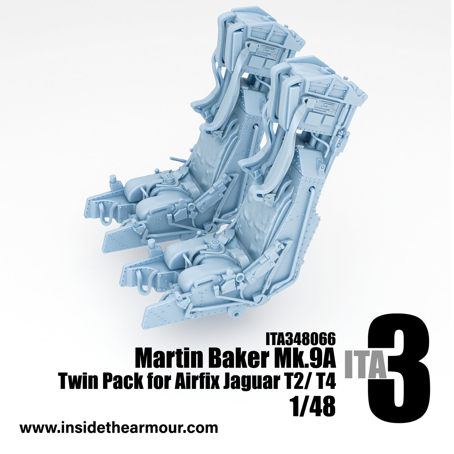 Inside the Armour ITA348066 1:48 Martin Baker Mk9A two seat pack for the Airfix Sepecat Jaguar T.2 & T.4