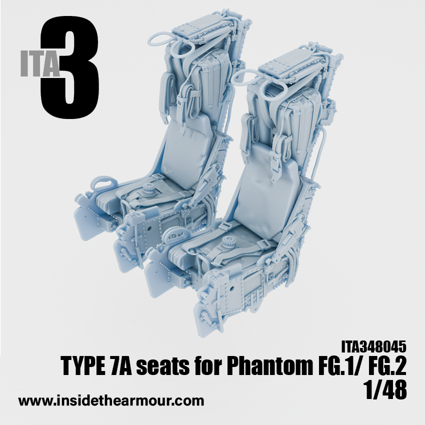 Inside the Armour ITA348068 1:48 Type 7 Seats for FG.1 FG.2 British Phantoms