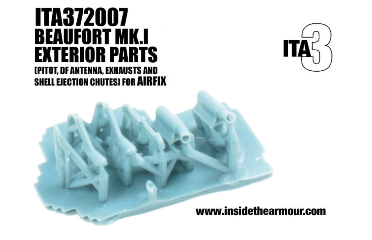 Inside the Armour ITA372002 1:72 Bristol Beaufort Exterior Parts