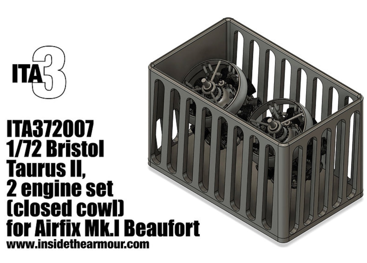 Inside the Armour ITA372007 1:72 Taurus II Engines (set of 2) (closed cowl version)
