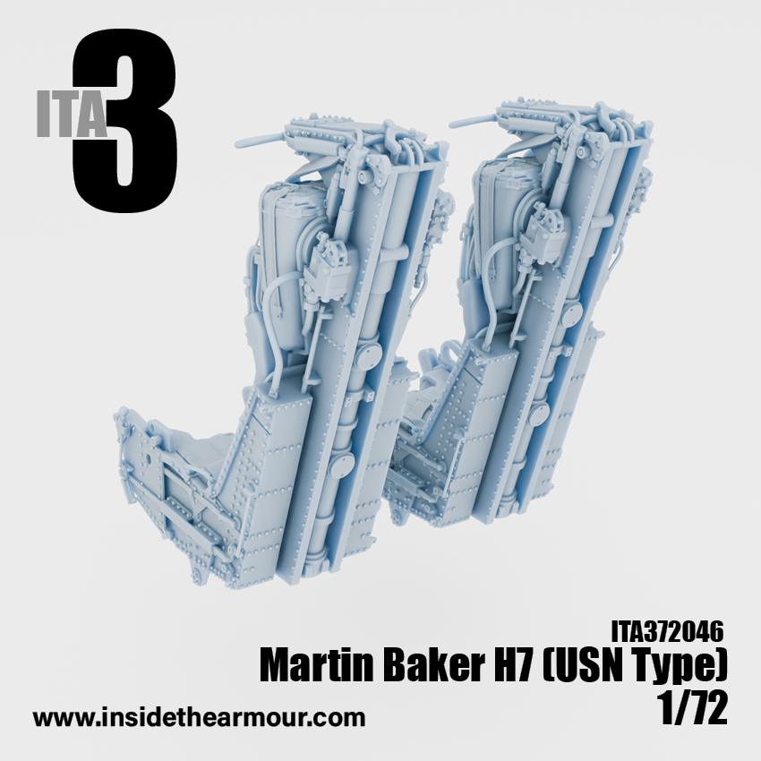 Inside the Armour ITA372046 1:72 USN Martin-Baker H7 Seats