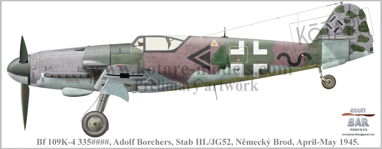 Kotare K32009NZ 1:32 Messerschmitt Bf-109K-4 - All new tooling