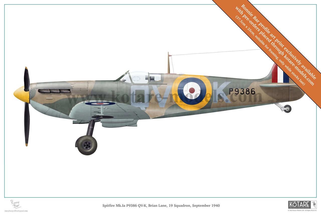 Kotare K32601 1:32 Supermarine Spitfire Mk.Ia 'Brian Lane'