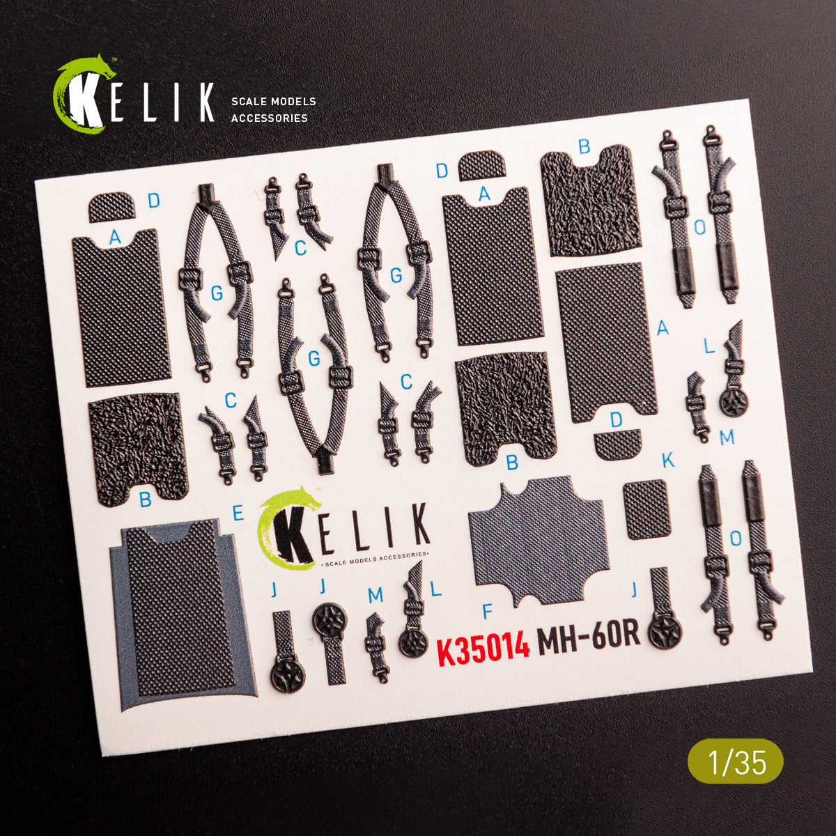 Kelik K35014 1:35 Sikorsky MH-60R interior 3D-decals