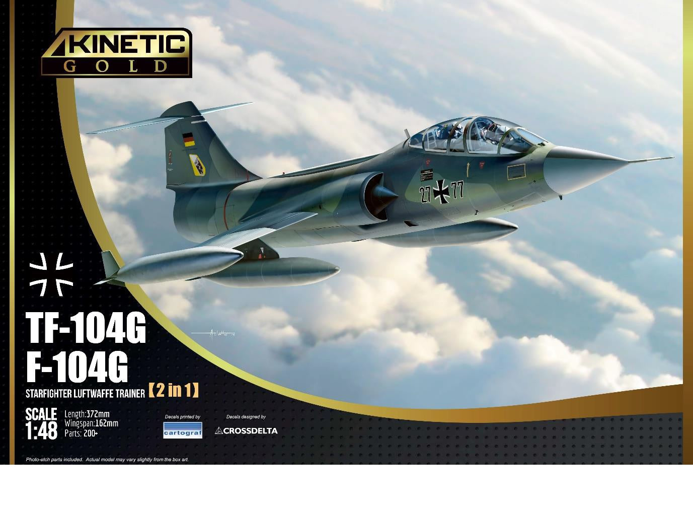 Kinetic Model Kits 48089 1:48 Lockheed TF-104G Starfighter