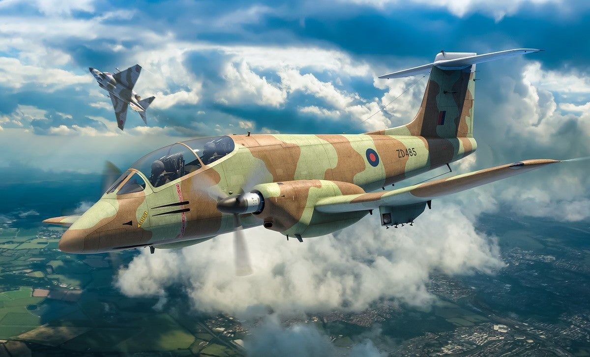 Kinetic Model Kits 48142 1:48 F.M.A. IA-58A Pucara in RAF Service.