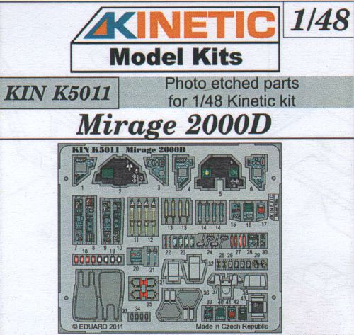 Kinetic Model Kits K5011 1:48 Dassault Mirage 2000D