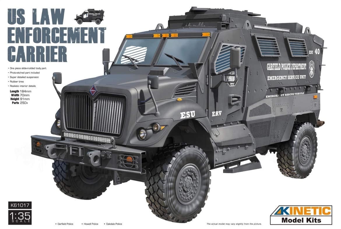 Kinetic Model Kits K61017 1:35 US Law Enforcement Carrier Bushmaster