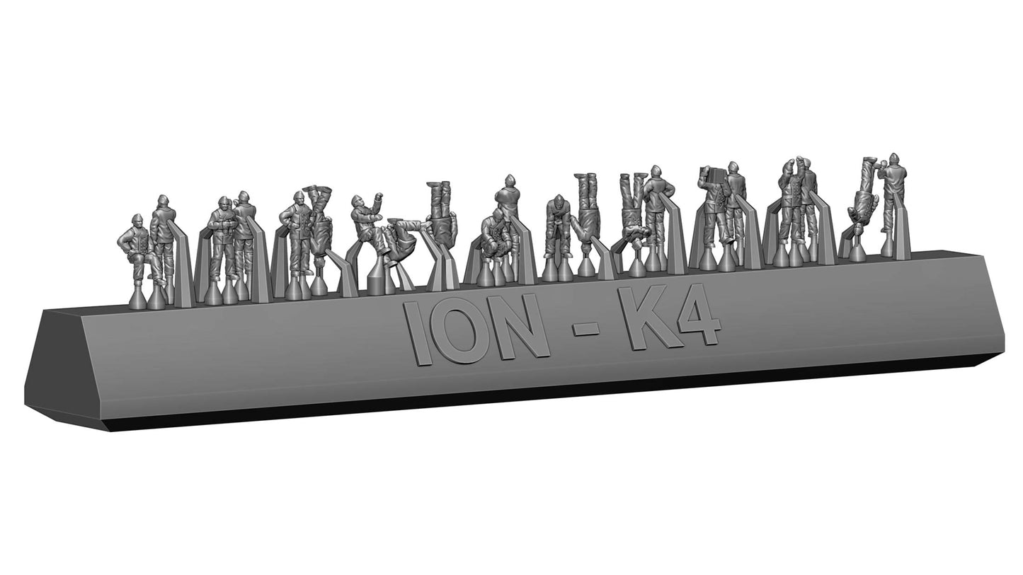 ION Model K700-002 1:700 Kriegsmarine Chilling on Deck