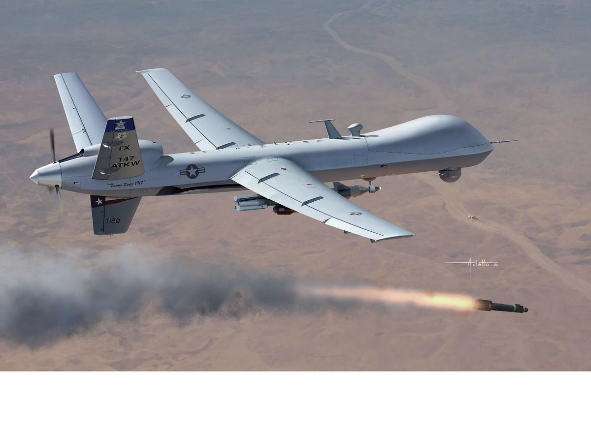 Kinetic Model Kits K72004 1:72 General-Atomics MQ-9 Reaper