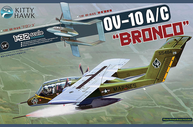 Kitty Hawk Models KH32004 1:32 North-American/Rockwell OV-10A/C Bronco