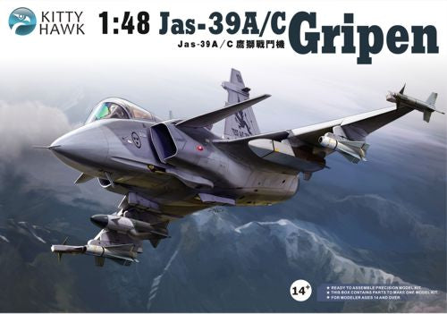 Kitty Hawk Models KH80117 1:48 Saab JAS-39A/C Gripen