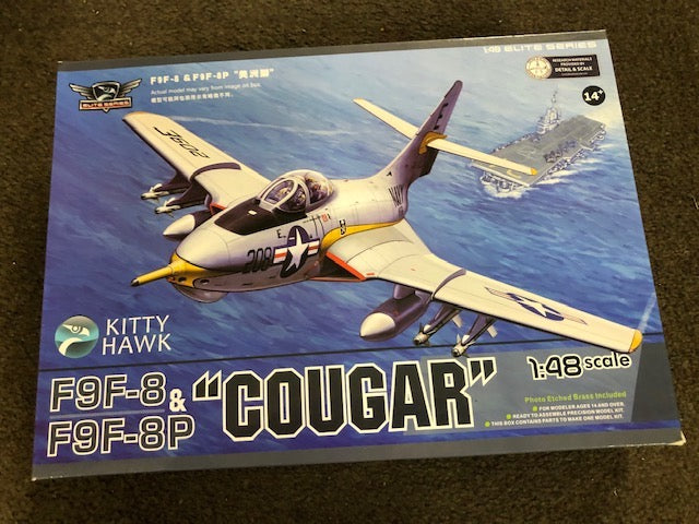 Kitty Hawk Models KH80127 1:48 Grumman F9F-8/F9F-8P Cougar