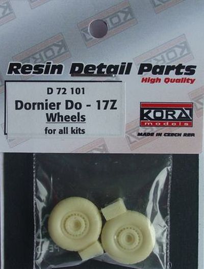 Kora D72101 1:72 Wheels for Dornier Do-17Z