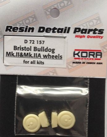 Kora D72157 1:72 Wheels for Bristol Bulldog Mk.II & Mk.IIA