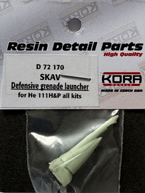 Kora D72170 1:72 SKAV Defensive grenade launcher for Heinkel He-111