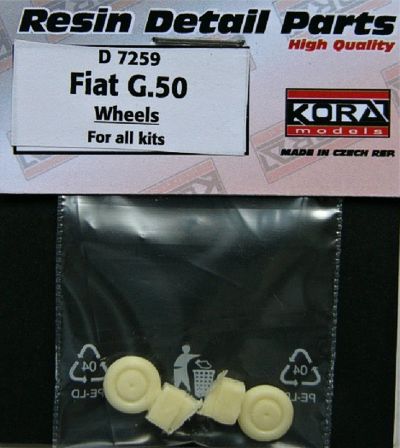 Kora D7259 1:72 Wheels for Fiat G.50