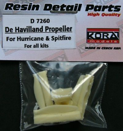 Kora D7260 1:72 de Havilland Propeller for Hawker Hurricane & Supermarine Spitfire