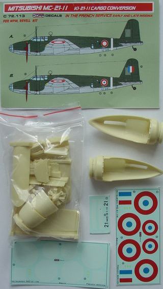 Kora C72113 1:72 Mitsubishi MC-21-II French Service