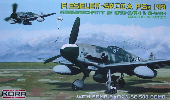 Kora K72018 1:72 Fieseler-Skoda FiSk 199 with SC500 & bomb rack