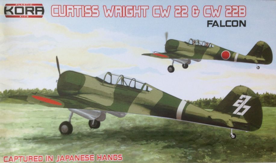 Kora K72044 1:72 Curtiss-Wright CW-22/CW-22B Falcon Captured in Japanese