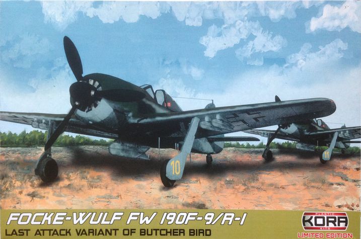 Kora K72053 1:72 Focke-Wulf Fw-190F-9/R-1 (5 x camouflage schemes)