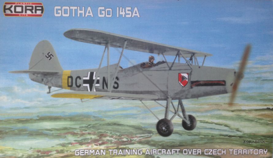 Kora K72061 1:72 Gotha Go-145A German Trainer over Czech territory