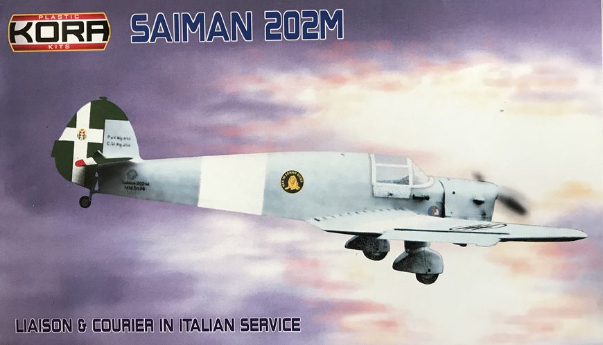 Kora K72086 1:72 Saiman 202M Liaison & Courier Italian