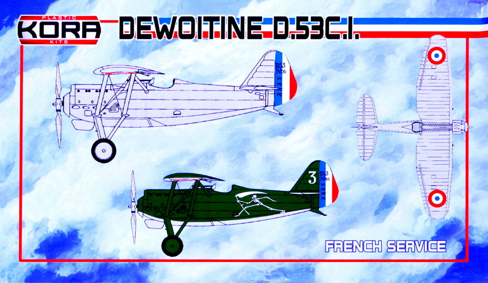 Kora K72089 1:72 Dewoitine D.53 C.I. French Service