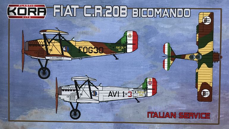 Kora K72117 1:72 Fiat Cr.20B Bicomando Italian service