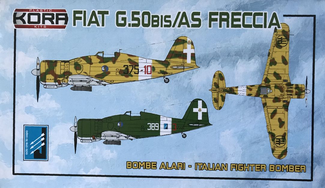 Kora K72155 1:72 Fiat G.50bis/AS Freccia Ital.Fighter Bomber