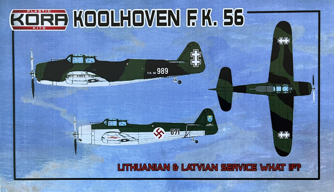 Kora K72200 1:72 Koolhoven F.K.56 Lithuanian & Latvian What if?