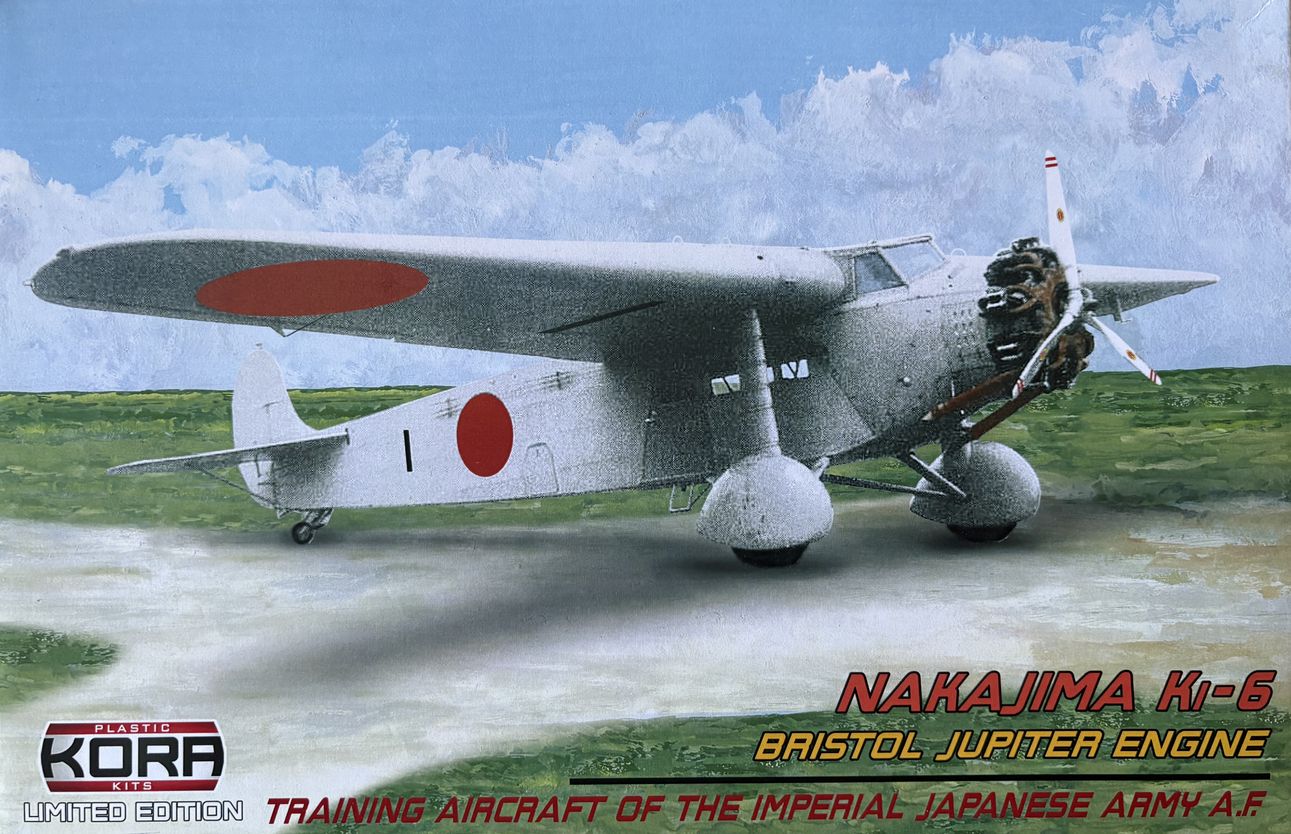 Kora PK72203 1:72 Nakajima Ki-6 (Bristol Jupiter engine) Japan Army AF