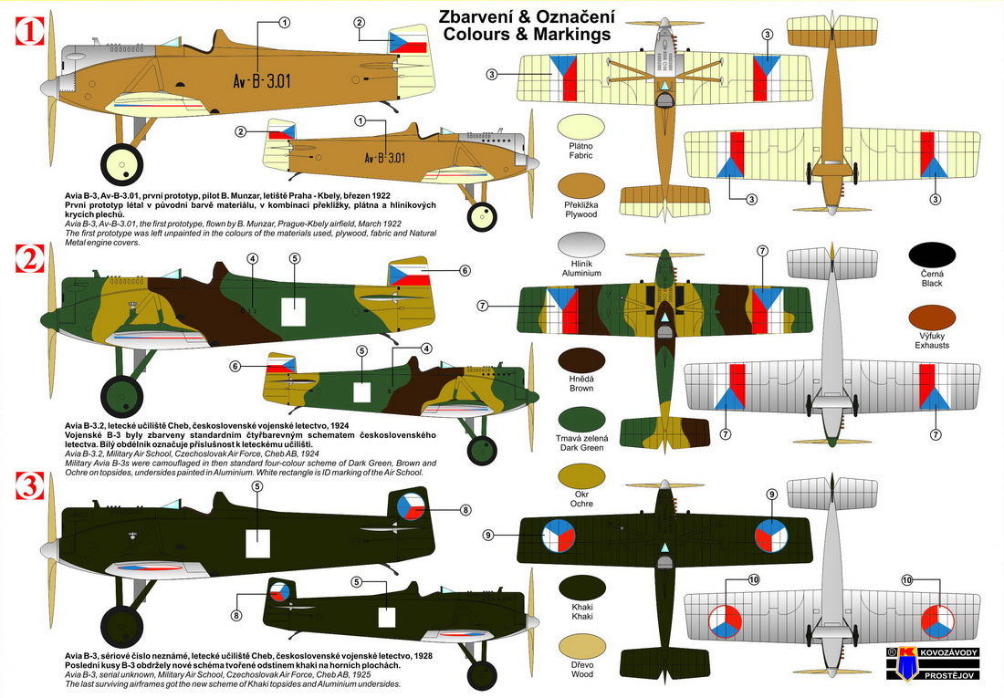 Kovozavody Prostejov 72341 1:72 Avia B-3 Bejk/Bull 'Military Serviceʼ