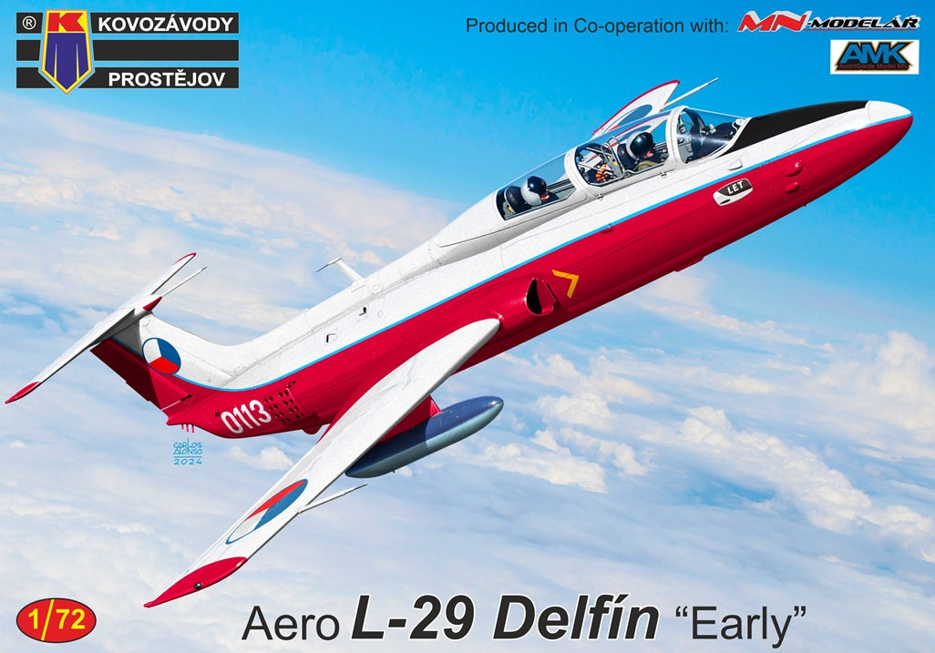 Kovozavody Prostejov 72467 1:72 Aero L-29 Delfin 'CzAF/Slovak AF' ex-Avant Garde with New Decals