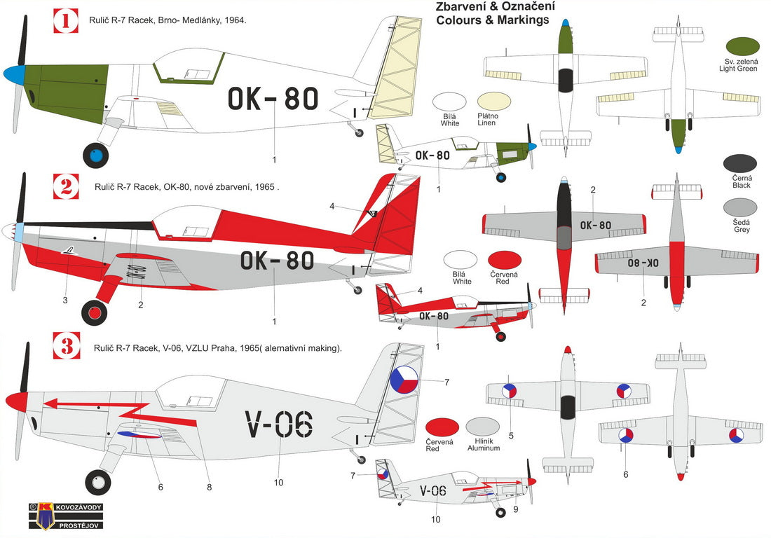 Kovozavody Prostejov 72506 1:72 Rublic R-7 'Racek' (Gull) new tool