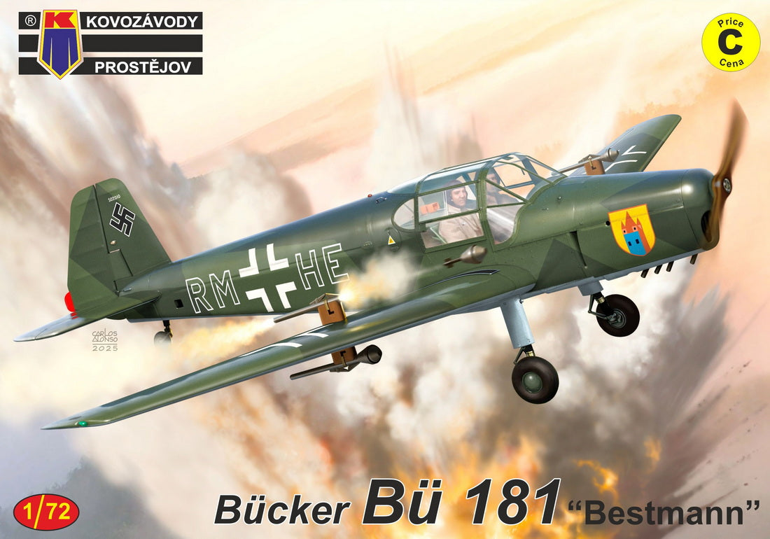 Kovozavody Prostejov 72511 1:72 Bucker Bu-181 'Bestmann'